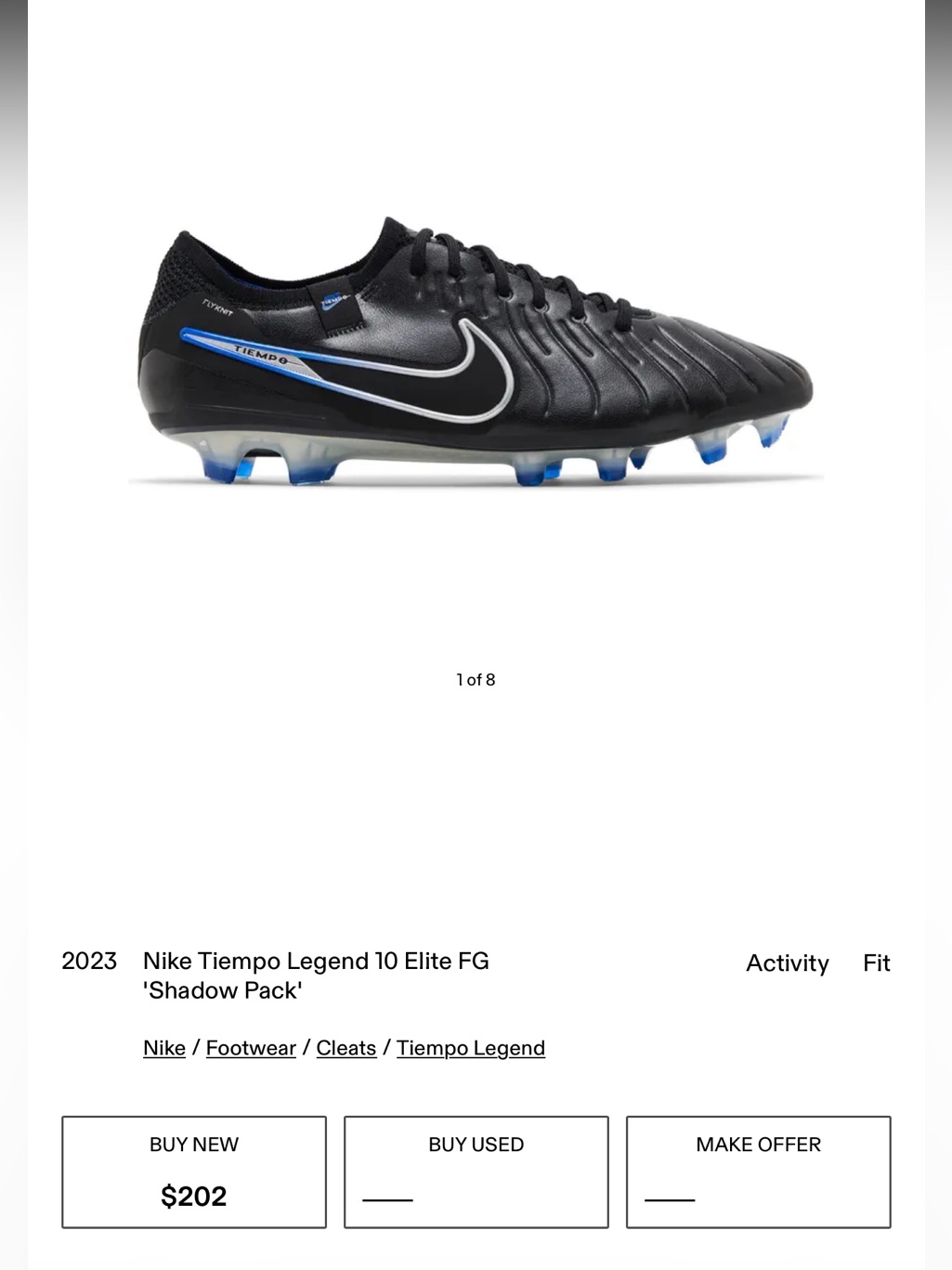 Nike Tiempo Legend 10 Elite Fg ‘Shadow Pack’